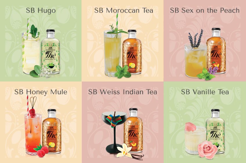San Benedeto - Cocktail a base di tè: ricette e consigli