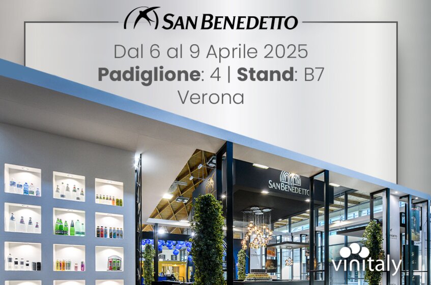 San Benedetto porta innovazione ed eccellenza a Vinitaly 2025 