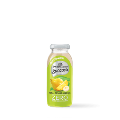 San Benedetto - Succoso Zero Bar Specialist - 0,20L - Pera Banana Ananas