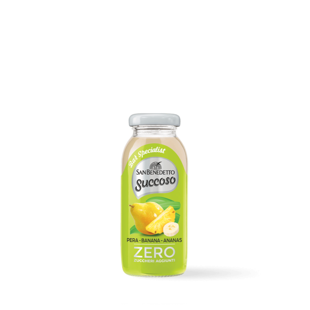 San Benedetto - Succoso Zero Bar Specialist - 0,20L - Pera Banana Ananas