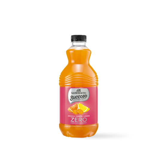 San Benedetto Succoso Zero - Arancia Carota Limone - 0,90L